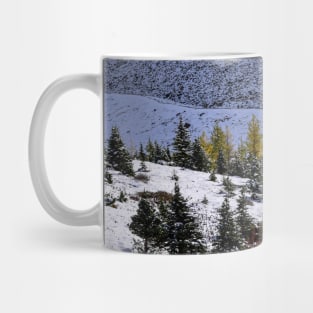 Gold Larch Trees. Mug